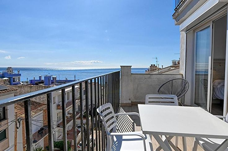 Attique 1 chambre à coucher avec Vues à la mer, Air conditionné et Wifi à Calella de Palafrugell - Location Vacances - Touristique