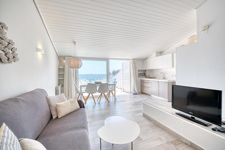 Appartement 1 chambre à coucher avec Vues à la mer, Wifi et Parking à Calella de Palafrugell - Location Vacances - Touristique