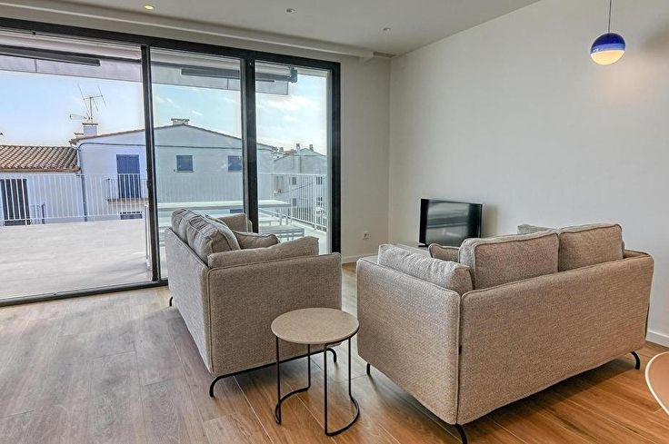 Penthouse 3 bedrooms with Pool, Wifi, Parking and garden in Calella de Palafrugell - Rent Seasonal