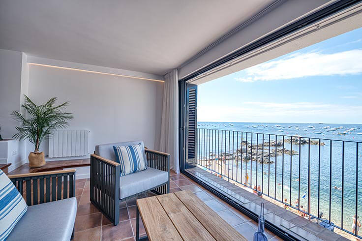 Apartment 3 bedrooms with Sea views, Air-conditioning, Wifi and Parking in Calella de Palafrugell - Rent Vacation - Tourist