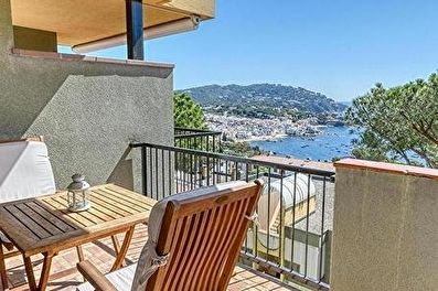 Wohnung mit Schwimmbad, Meerblick und Garten auf Calella de Palafrugell - Vermietung Urlaub