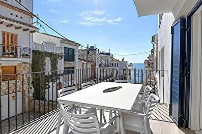 Wohnung mit Meerblick, Klimaanlage und Wifi auf Calella de Palafrugell - Vermietung Urlaub