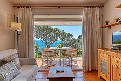 Wohnung mit Meerblick, Wifi und Garten auf Calella de Palafrugell - Vermietung Urlaub