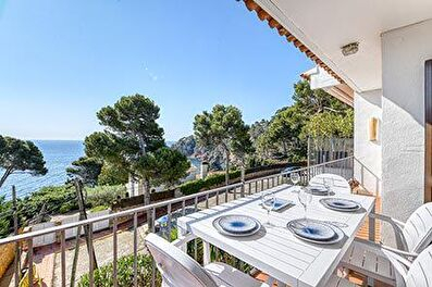 Wohnung mit Meerblick, Wifi und Parken auf Calella de Palafrugell - Vermietung Urlaub