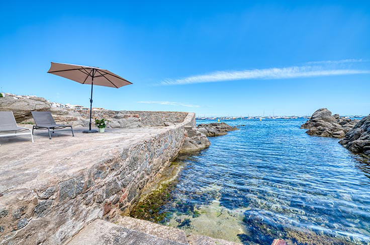 Heim 4 Schlafzimmer mit Meerblick, Wifi und Parken auf Calella de Palafrugell - Vermietung Urlaub - Tourist