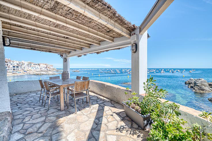 Heim 4 Schlafzimmer mit Meerblick, Wifi und Parken auf Calella de Palafrugell - Vermietung Urlaub - Tourist
