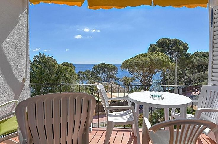 Wohnung 2 Schlafzimmer mit Meerblick, Wifi und Garten auf Calella de Palafrugell - Vermietung Urlaub - Tourist