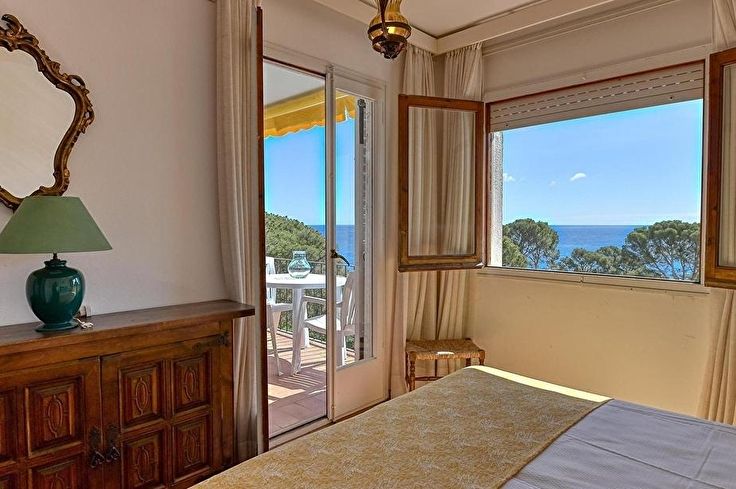 Wohnung 2 Schlafzimmer mit Meerblick, Wifi und Garten auf Calella de Palafrugell - Vermietung Urlaub - Tourist