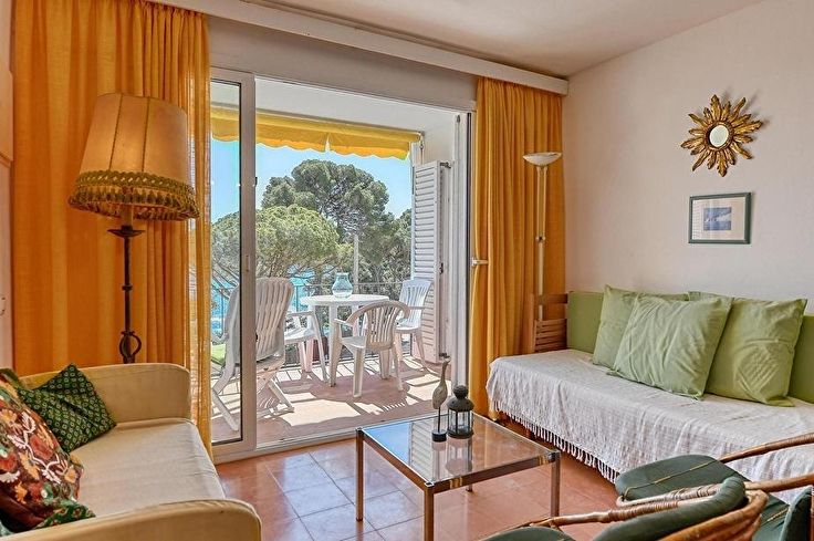 Wohnung 2 Schlafzimmer mit Meerblick, Wifi und Garten auf Calella de Palafrugell - Vermietung Urlaub - Tourist