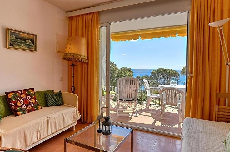 Wohnung 2 Schlafzimmer mit Meerblick, Wifi und Garten auf Calella de Palafrugell - Vermietung Urlaub - Tourist