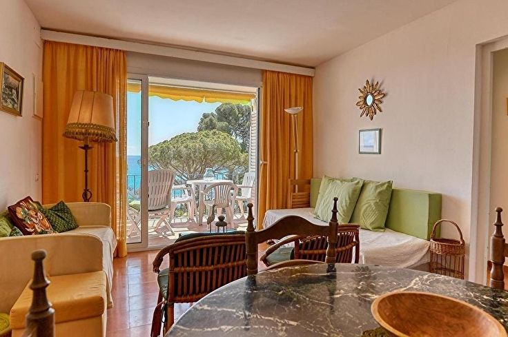 Wohnung 2 Schlafzimmer mit Meerblick, Wifi und Garten auf Calella de Palafrugell - Vermietung Urlaub - Tourist