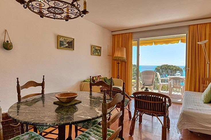 Wohnung 2 Schlafzimmer mit Meerblick, Wifi und Garten auf Calella de Palafrugell - Vermietung Urlaub - Tourist