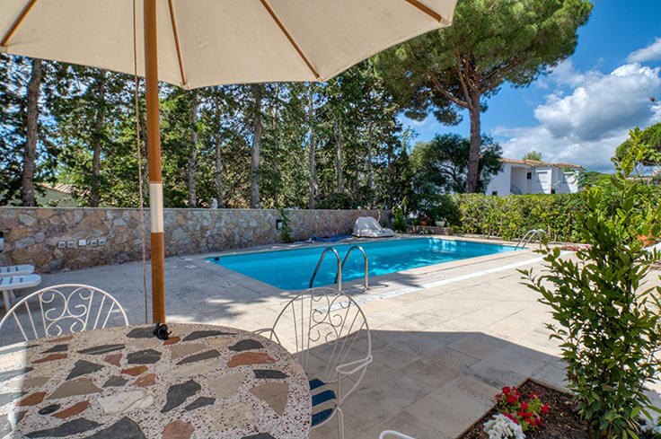 Wohnung 3 Schlafzimmer mit Schwimmbad, Wifi, Parken und Garten auf Calella de Palafrugell - Vermietung Urlaub - Tourist