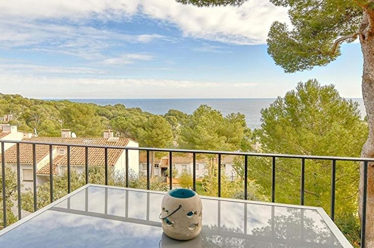 Wohnung 2 Schlafzimmer mit Meerblick auf Calella de Palafrugell - Vermietung Urlaub - Tourist