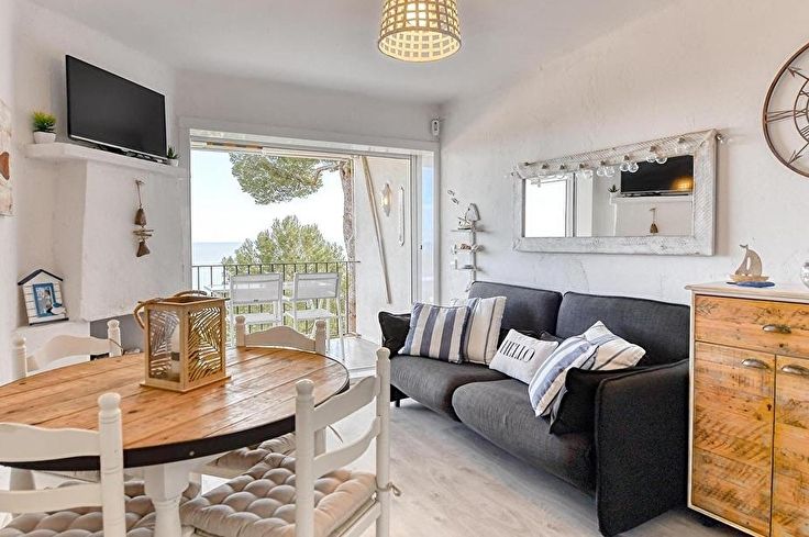 Wohnung 2 Schlafzimmer mit Meerblick auf Calella de Palafrugell - Vermietung Urlaub - Tourist