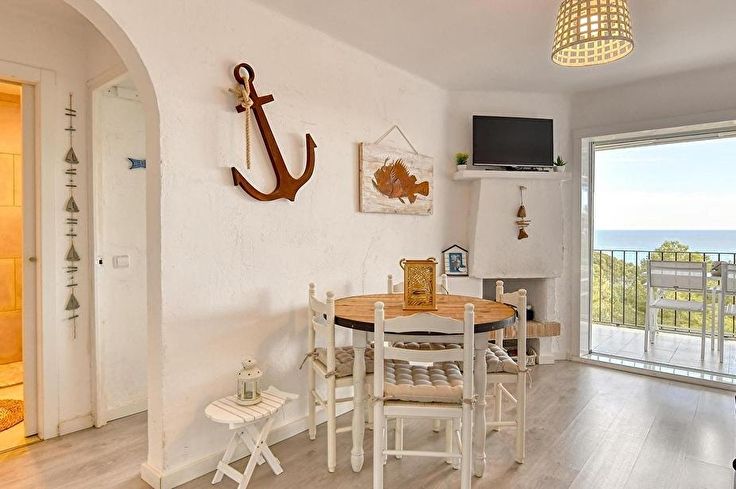 Wohnung 2 Schlafzimmer mit Meerblick auf Calella de Palafrugell - Vermietung Urlaub - Tourist