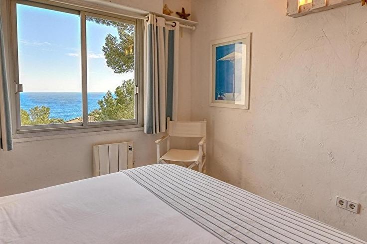 Wohnung 2 Schlafzimmer mit Meerblick auf Calella de Palafrugell - Vermietung Urlaub - Tourist