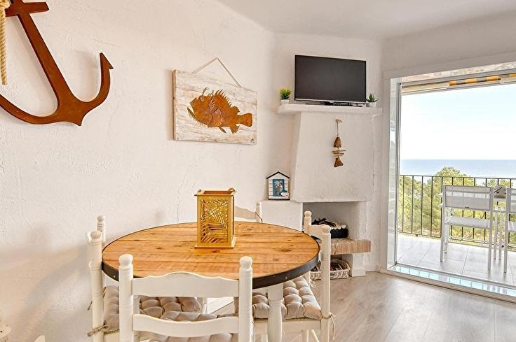 Wohnung 2 Schlafzimmer mit Meerblick auf Calella de Palafrugell - Vermietung Urlaub - Tourist