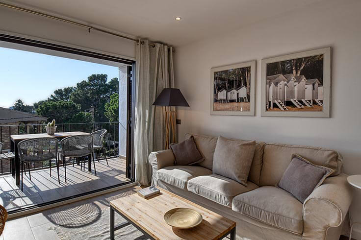 Wohnung 2 Schlafzimmer mit Schwimmbad, Meerblick und Wifi auf Calella de Palafrugell - Vermietung Urlaub - Tourist