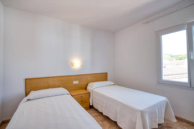 Wohnung 2 Schlafzimmer mit Meerblick auf Calella de Palafrugell - Vermietung Jahreszeit