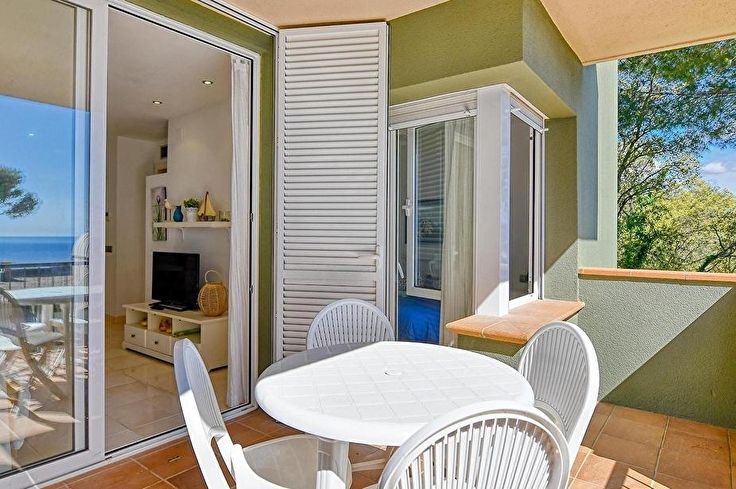 Wohnung 3 Schlafzimmer mit Schwimmbad, Meerblick, Klimaanlage, Parken und Garten auf Calella de Palafrugell - Vermietung Urlaub - Tourist