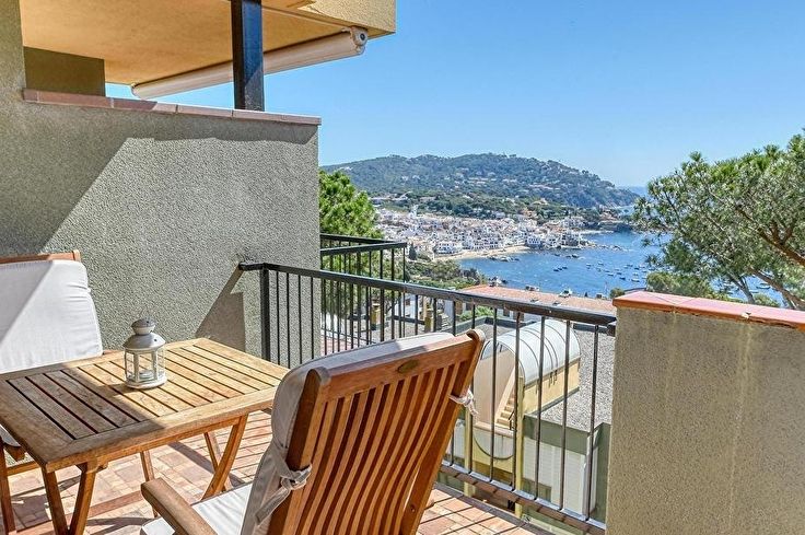 Wohnung 3 Schlafzimmer mit Schwimmbad, Meerblick und Garten auf Calella de Palafrugell - Vermietung Urlaub - Tourist