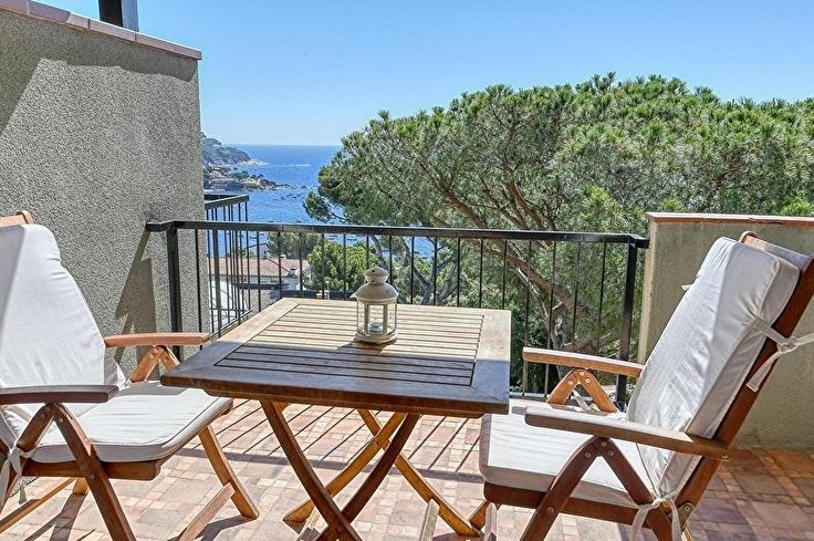Wohnung 3 Schlafzimmer mit Schwimmbad, Meerblick und Garten auf Calella de Palafrugell - Vermietung Urlaub - Tourist