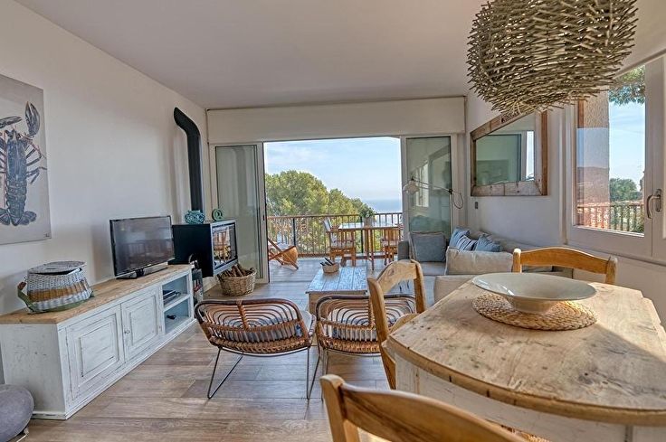 Wohnung 2 Schlafzimmer mit Schwimmbad, Meerblick, Wifi, Parken und Garten auf Calella de Palafrugell - Vermietung Urlaub - Tourist