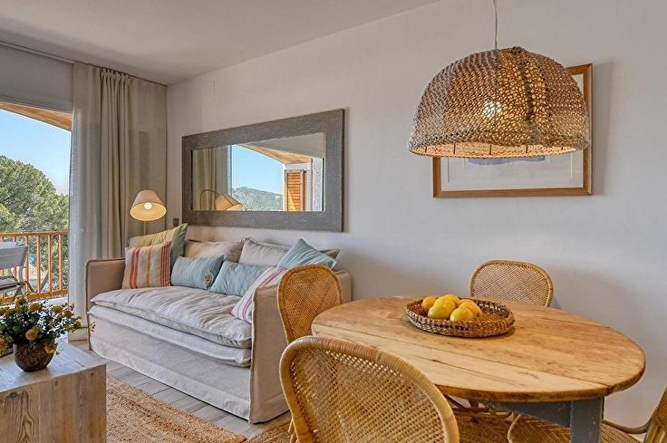 Wohnung 2 Schlafzimmer mit Schwimmbad, Meerblick, Klimaanlage, Wifi, Parken und Garten auf Calella de Palafrugell - Vermietung Urlaub - Tourist