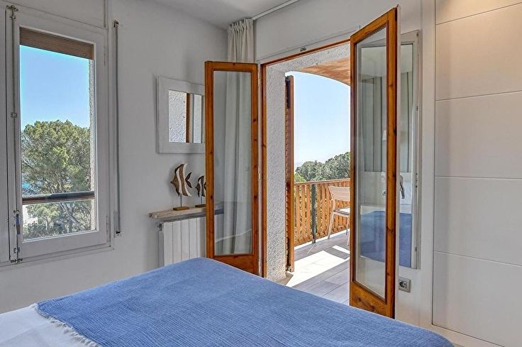Wohnung 2 Schlafzimmer mit Schwimmbad, Meerblick, Klimaanlage, Wifi, Parken und Garten auf Calella de Palafrugell - Vermietung Urlaub - Tourist