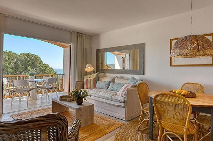 Wohnung 2 Schlafzimmer mit Schwimmbad, Meerblick, Klimaanlage, Wifi, Parken und Garten auf Calella de Palafrugell - Vermietung Urlaub - Tourist