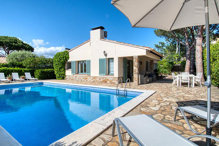 Chalet 4 Schlafzimmer mit Schwimmbad und Wifi auf Calella de Palafrugell - Vermietung Urlaub - Tourist
