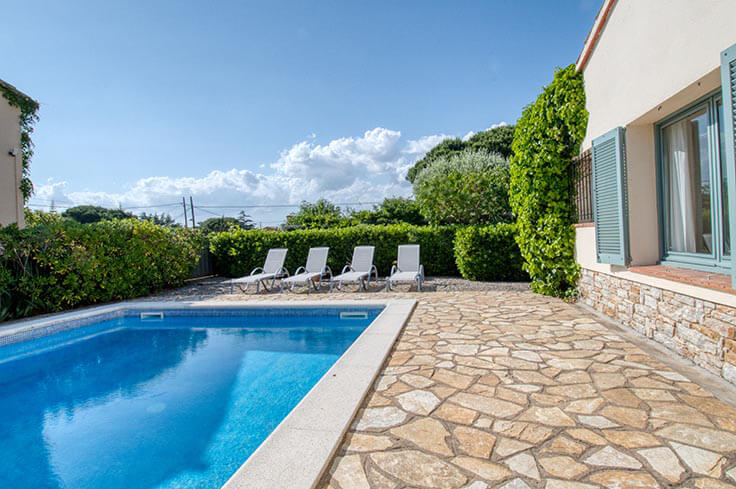 Chalet 4 Schlafzimmer mit Schwimmbad und Wifi auf Calella de Palafrugell - Vermietung Urlaub - Tourist
