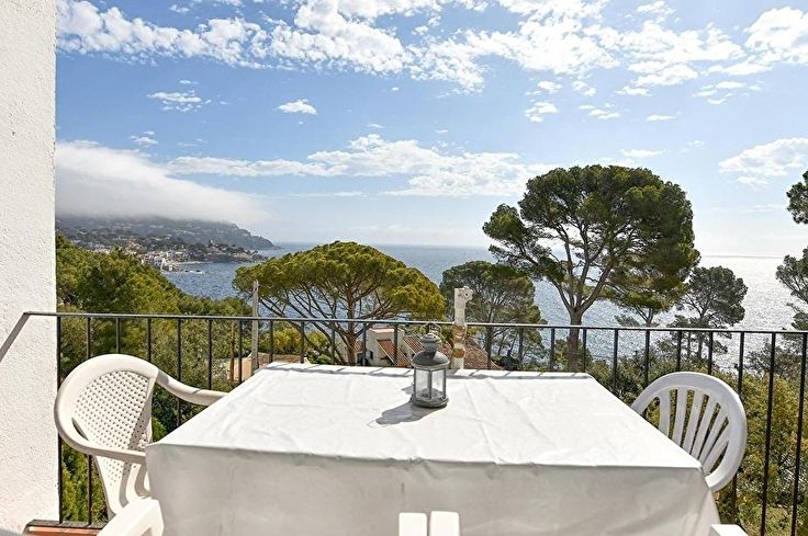 Wohnung 2 Schlafzimmer mit Meerblick, Parken und Garten auf Calella de Palafrugell - Vermietung Urlaub - Tourist
