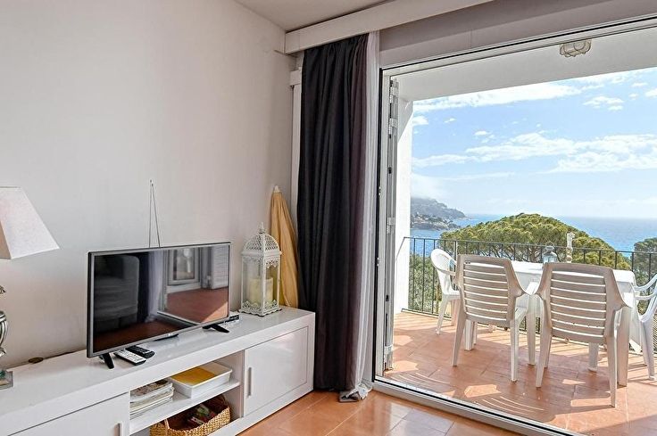 Wohnung 2 Schlafzimmer mit Meerblick, Parken und Garten auf Calella de Palafrugell - Vermietung Urlaub - Tourist