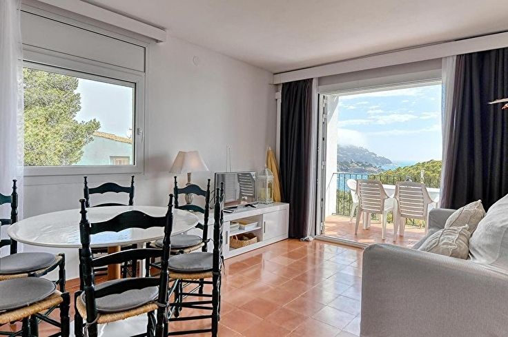 Wohnung 2 Schlafzimmer mit Meerblick, Parken und Garten auf Calella de Palafrugell - Vermietung Urlaub - Tourist
