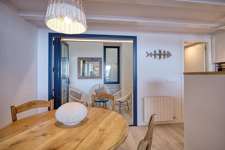 Dachgeschoss 1 Schlafzimmer mit Meerblick, Klimaanlage, Wifi und Parken auf Calella de Palafrugell - Vermietung Urlaub - Tourist