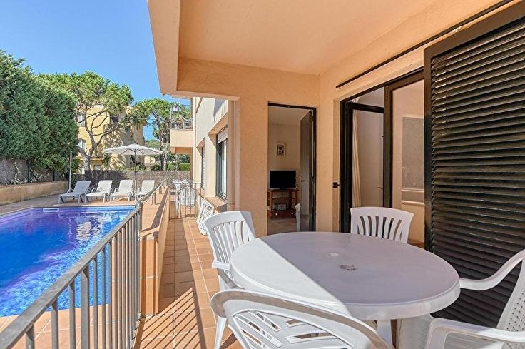 Wohnung 2 Schlafzimmer mit Schwimmbad, Wifi und Parken auf Calella de Palafrugell - Vermietung Jahreszeit