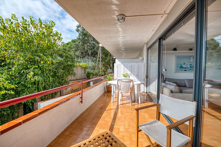 Wohnung 2 Schlafzimmer mit Schwimmbad, Meerblick, Wifi und Garten auf Calella de Palafrugell - Vermietung Urlaub - Tourist