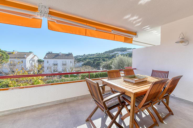Wohnung 3 Schlafzimmer mit Schwimmbad, Wifi, Parken und Garten auf Calella de Palafrugell - Vermietung Urlaub - Tourist