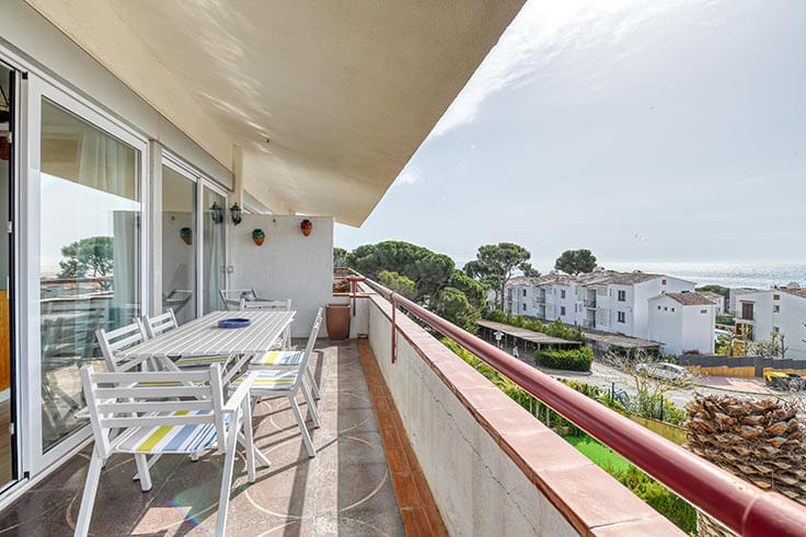 Wohnung 2 Schlafzimmer mit Schwimmbad, Meerblick, Wifi und Garten auf Calella de Palafrugell - Vermietung Urlaub - Tourist
