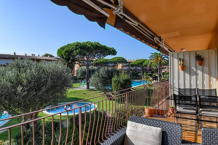Wohnung 2 Schlafzimmer mit Schwimmbad, Wifi, Parken und Garten auf Calella de Palafrugell - Vermietung Urlaub - Tourist