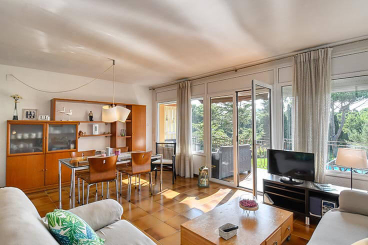 Wohnung 2 Schlafzimmer mit Schwimmbad, Wifi, Parken und Garten auf Calella de Palafrugell - Vermietung Urlaub - Tourist