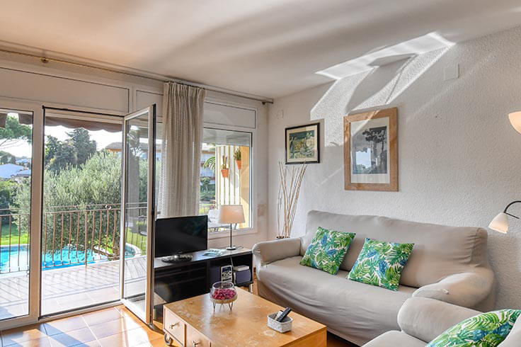 Wohnung 2 Schlafzimmer mit Schwimmbad, Wifi, Parken und Garten auf Calella de Palafrugell - Vermietung Urlaub - Tourist