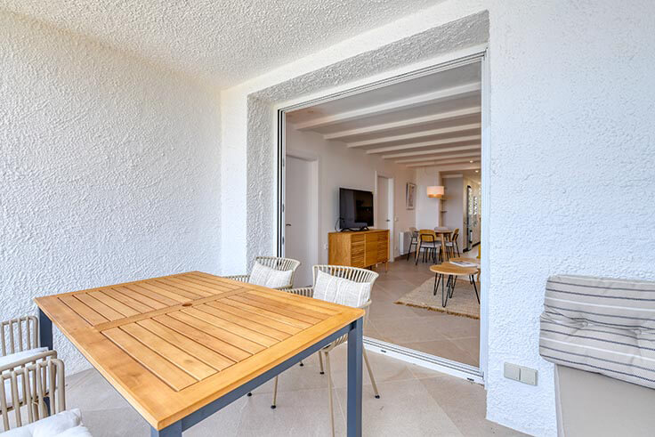 Wohnung 2 Schlafzimmer mit Schwimmbad, Meerblick, Wifi und Parken auf Calella de Palafrugell - Vermietung Urlaub - Tourist