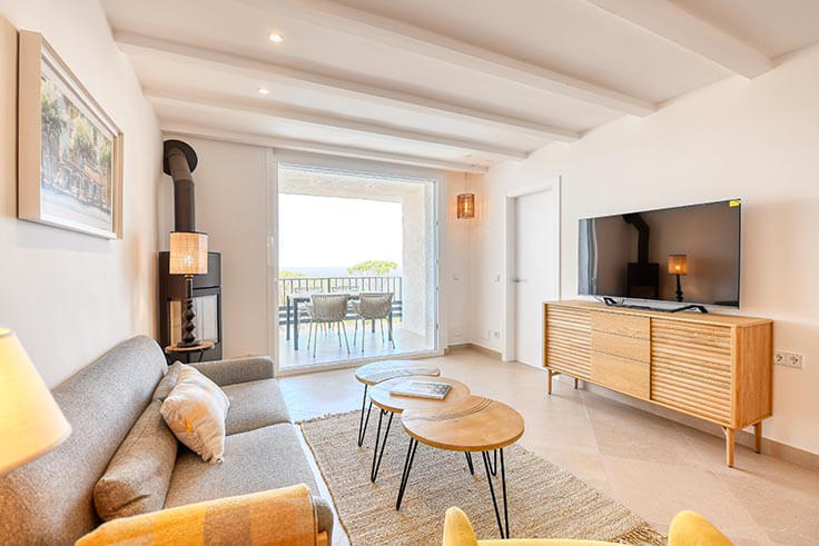 Wohnung 2 Schlafzimmer mit Schwimmbad, Meerblick, Wifi und Parken auf Calella de Palafrugell - Vermietung Urlaub - Tourist