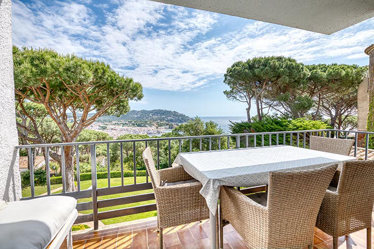 Wohnung 3 Schlafzimmer mit Schwimmbad, Meerblick, Wifi, Parken und Garten auf Calella de Palafrugell - Vermietung Urlaub - Tourist