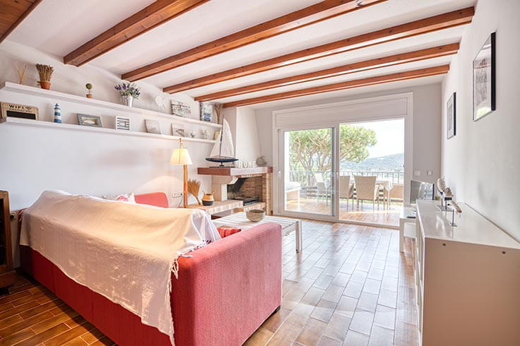 Wohnung 3 Schlafzimmer mit Schwimmbad, Meerblick, Wifi, Parken und Garten auf Calella de Palafrugell - Vermietung Urlaub - Tourist