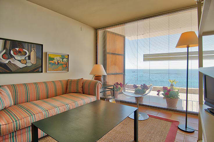 Wohnung 1 Schlafzimmer mit Meerblick, Wifi und Parken auf Calella de Palafrugell - Vermietung Urlaub - Tourist