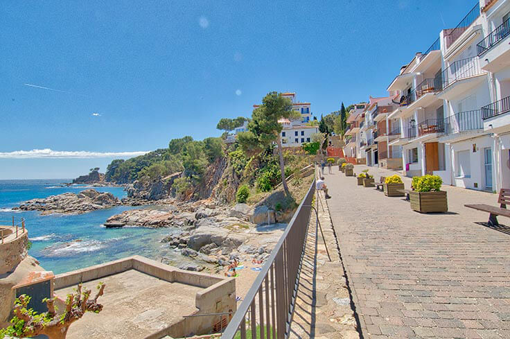 Wohnung 2 Schlafzimmer mit Meerblick, Wifi und Parken auf Calella de Palafrugell - Vermietung Urlaub - Tourist
